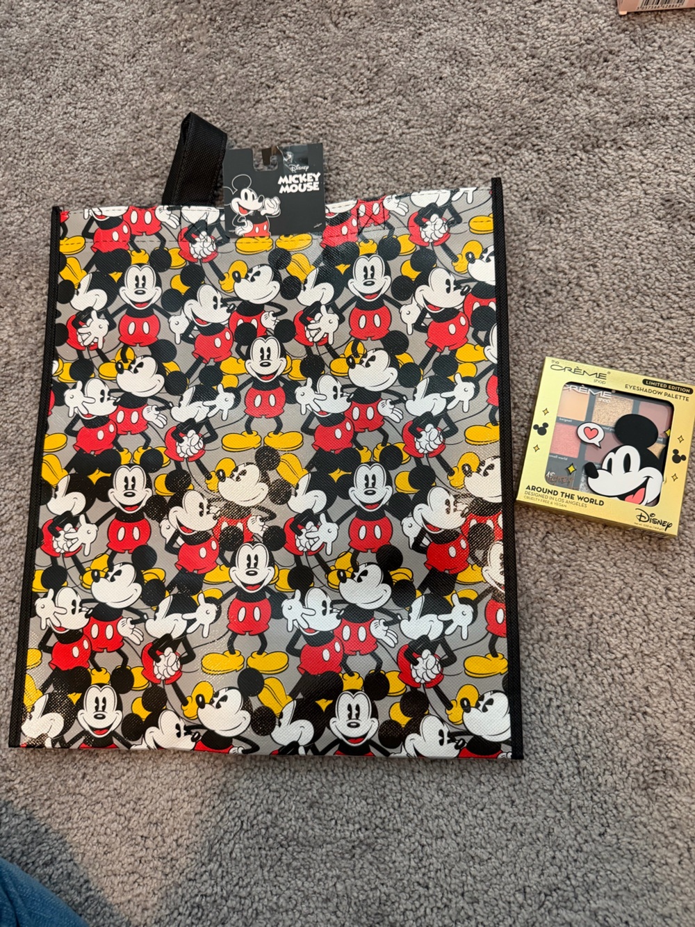 The Crème Shop Limited Edition Eyeshadow &    Mickey Mouse Reusable Tote